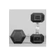 Hex Kauçuk Dumbbell 2 Kg - Siyah Hex Kauçuk Dumbbell 2 Kg - Siyah